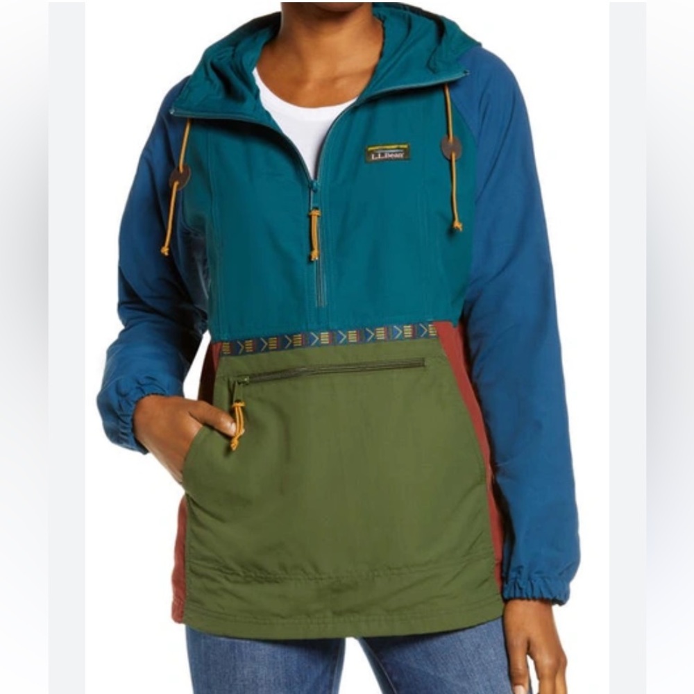 L.L. Bean Blue and Green Ski Jacket